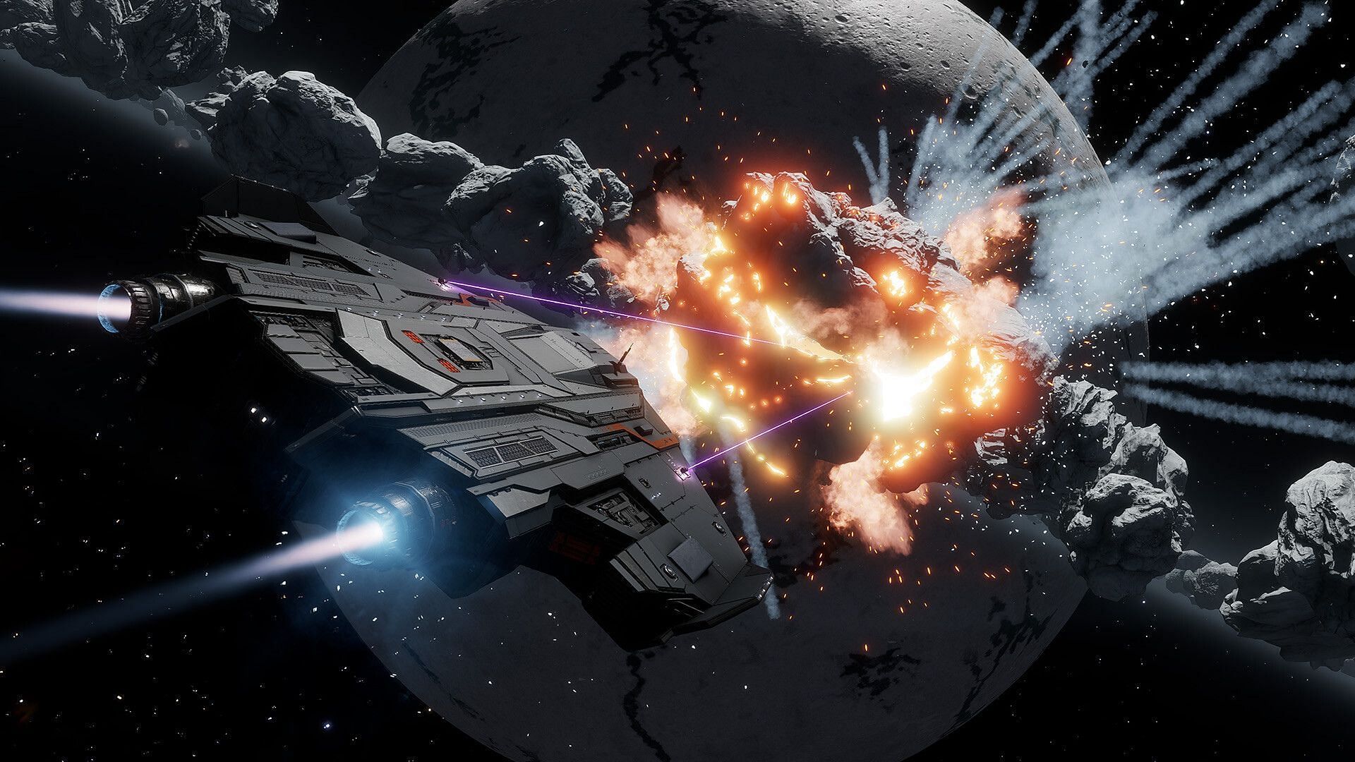 One of the best Space MMOs (Image via Frontier Developments)